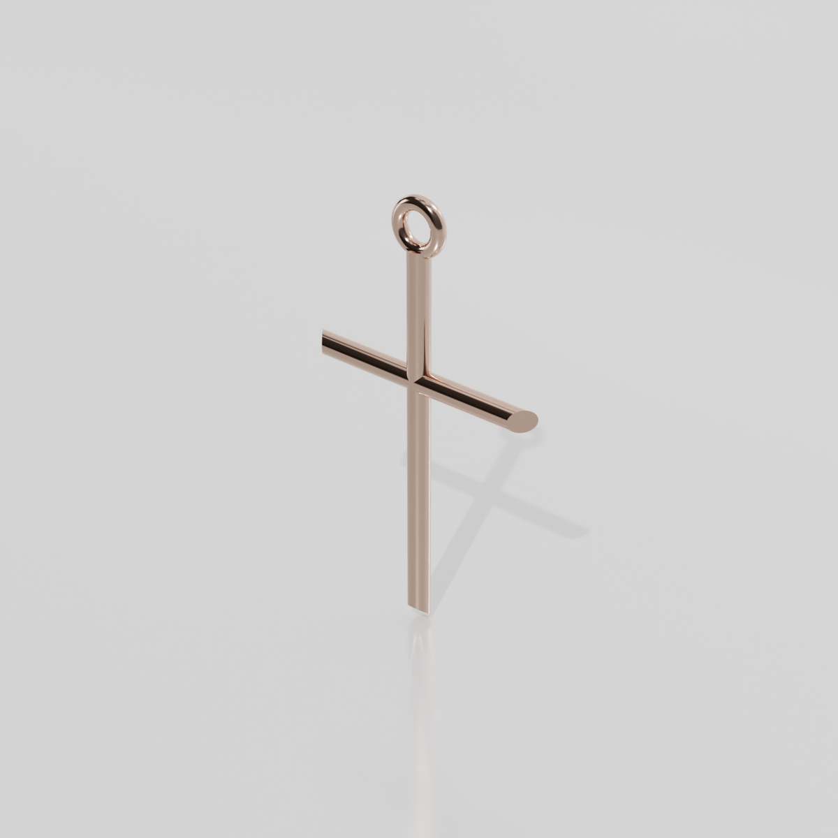 Gold Pendant, rose right