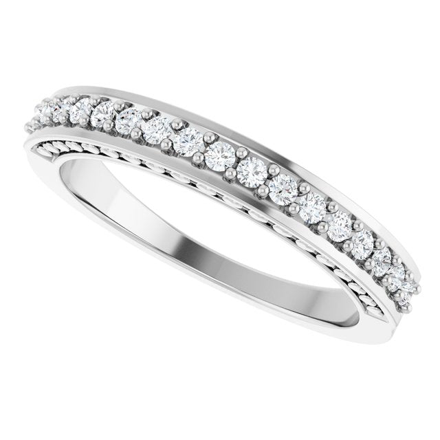 1/5 CTW Natural Diamond Anniversary Band, 3.09 x 15.15 mm