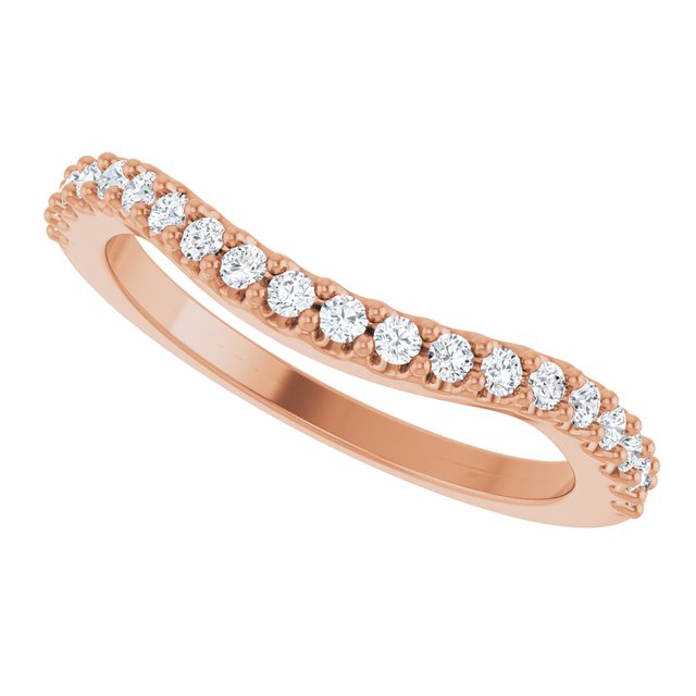 1/4 CTW Natural Diamond Matching Band, 4.21 mm