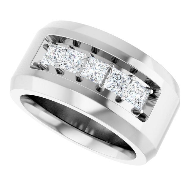 3/4 CTW Lab-Grown Diamond Band, 11 mm