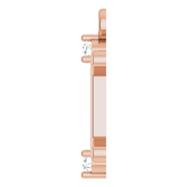.03 CTW Lab-Grown Diamond Gemini Zodiac Dangle