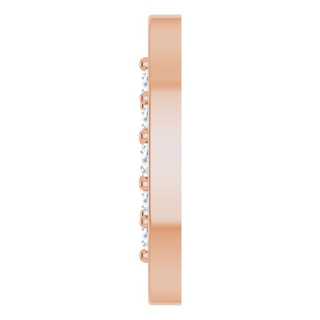 1/10 CTW Natural Diamond Oval Link