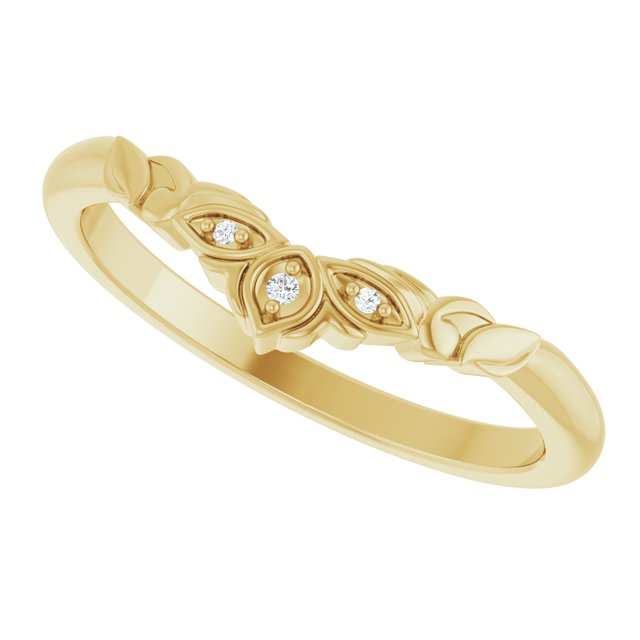 .0075 CTW Natural Diamond Matching Band