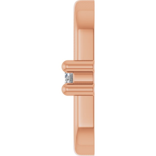 .04 CT Lab-Grown Diamond Link, 5.9 mm x 9 mm