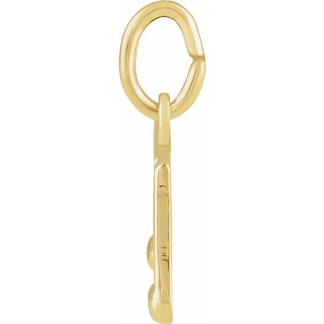 14K Yellow Gold Musical Note Charm/Pendant