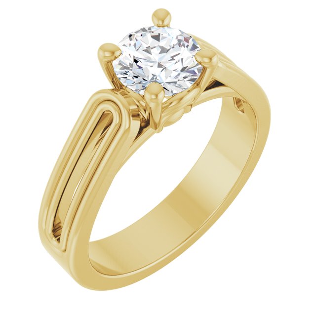 Matching Band, 1.8 mm, Solitaire Engagement