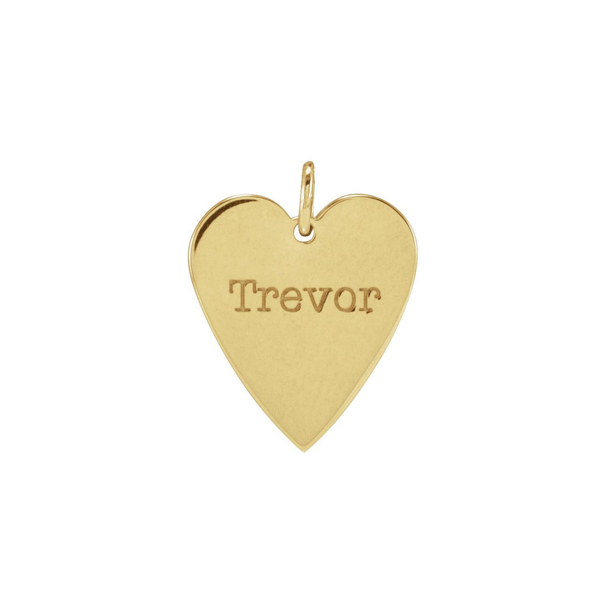 Engravable Heart Pendant