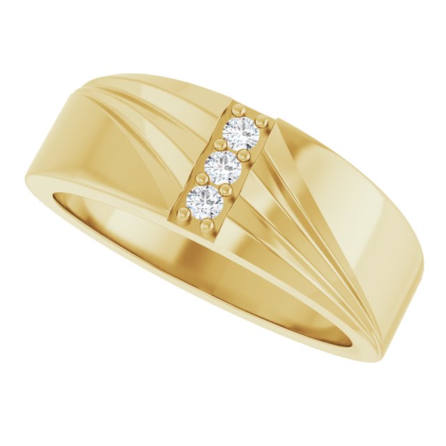 1/10 CTW Lab-Grown Diamond Band, 7.82 mm