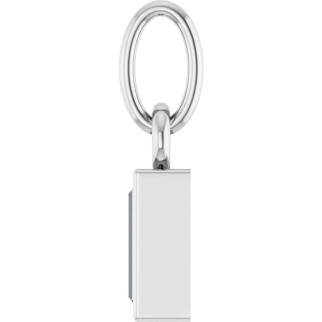 1/6 CT Lab-Grown Diamond Bezel-Set Pendant