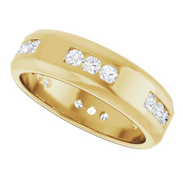 1 CTW Lab-Grown Diamond Band, 6.5 mm