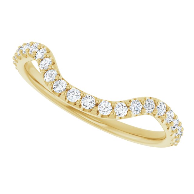 3/8 CTW Natural Diamond Band, 4.2 mm
