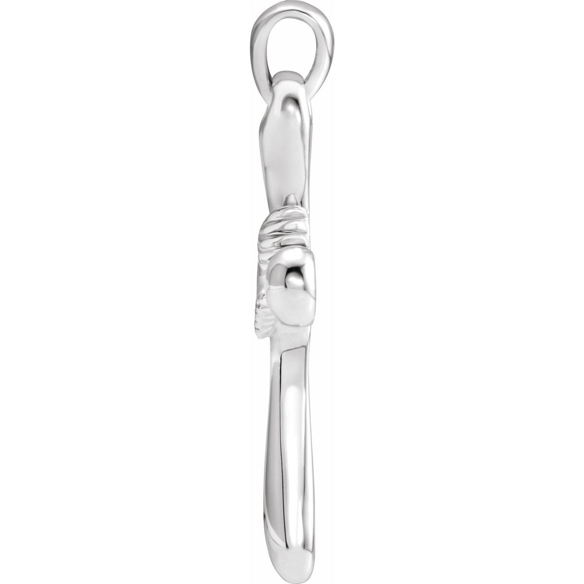 Sterling Silver Cross with Dove Pendant