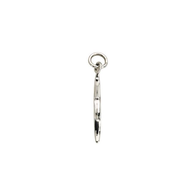 Sterling Silver Starfish Charm/Pendant, 17 x 17 mm