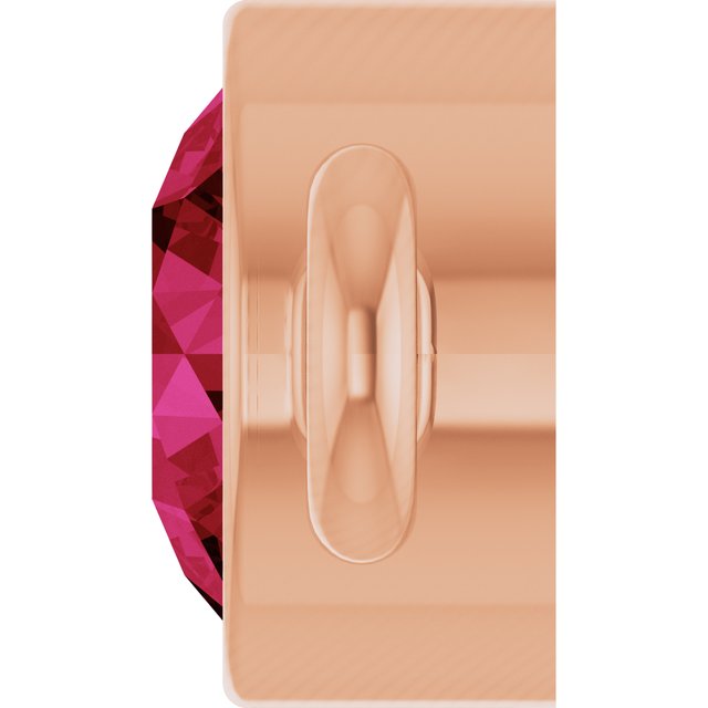 Natural Ruby Link, 3.5 mm x 7.2 mm