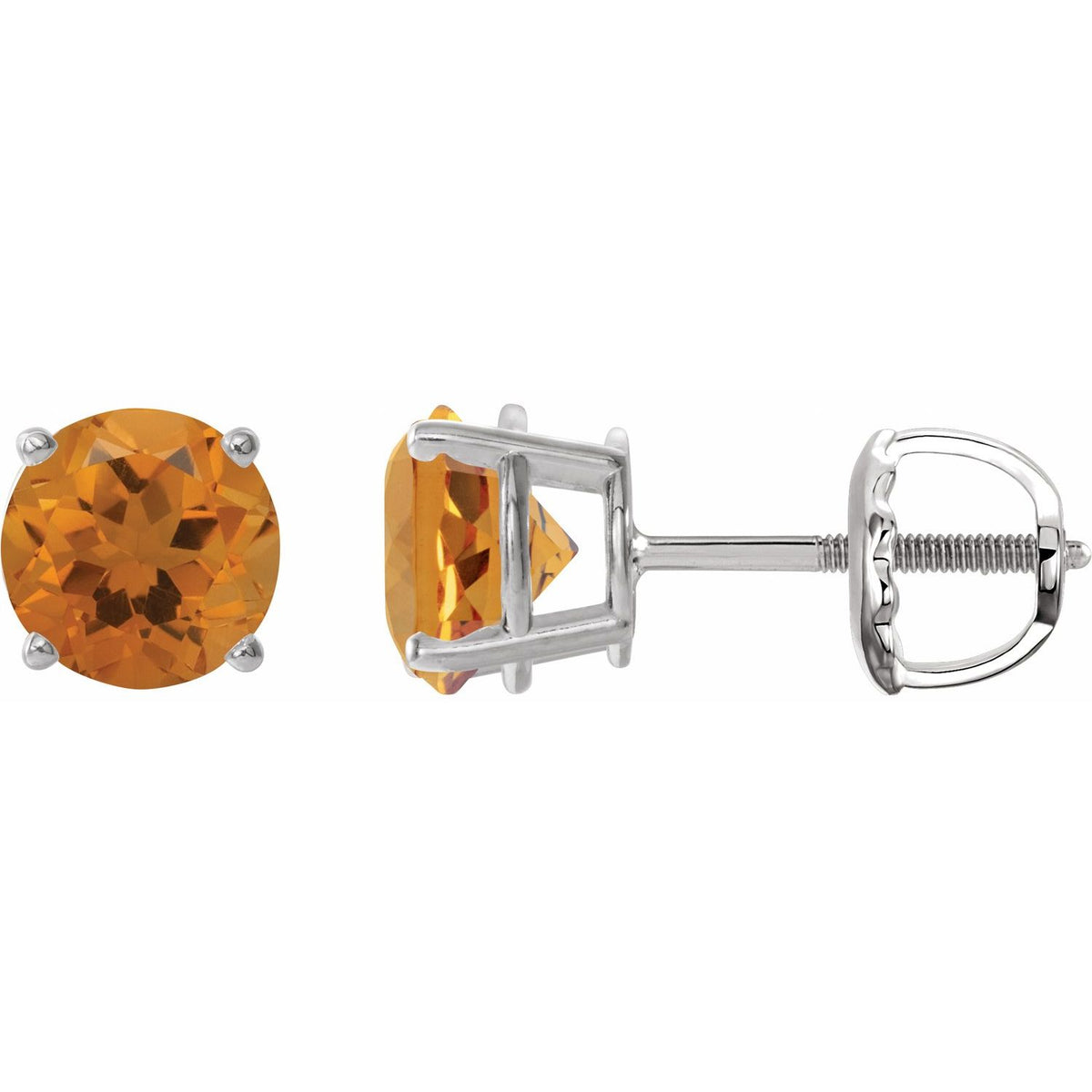 Natural Citrine Earrings