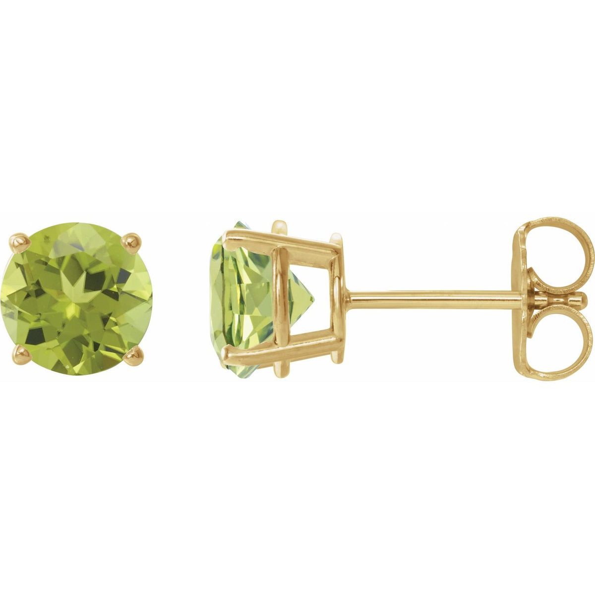 Natural Peridot Earrings