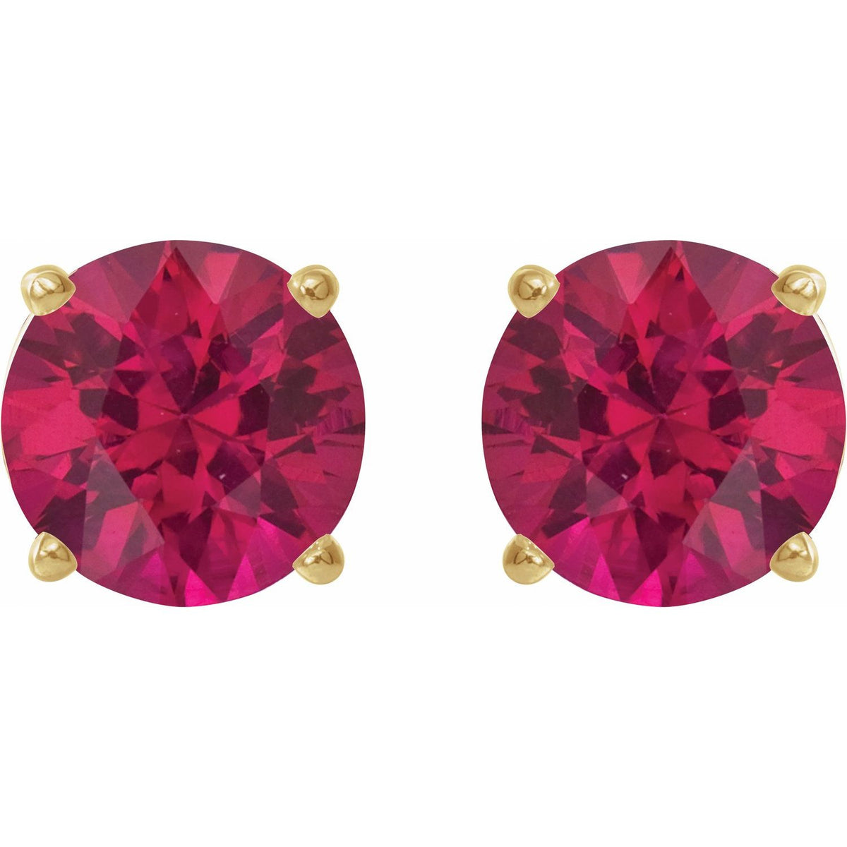 Natural Ruby Earrings