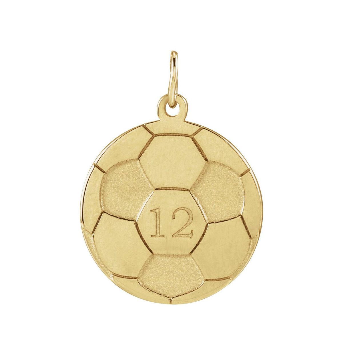 Engravable Soccer Pendant