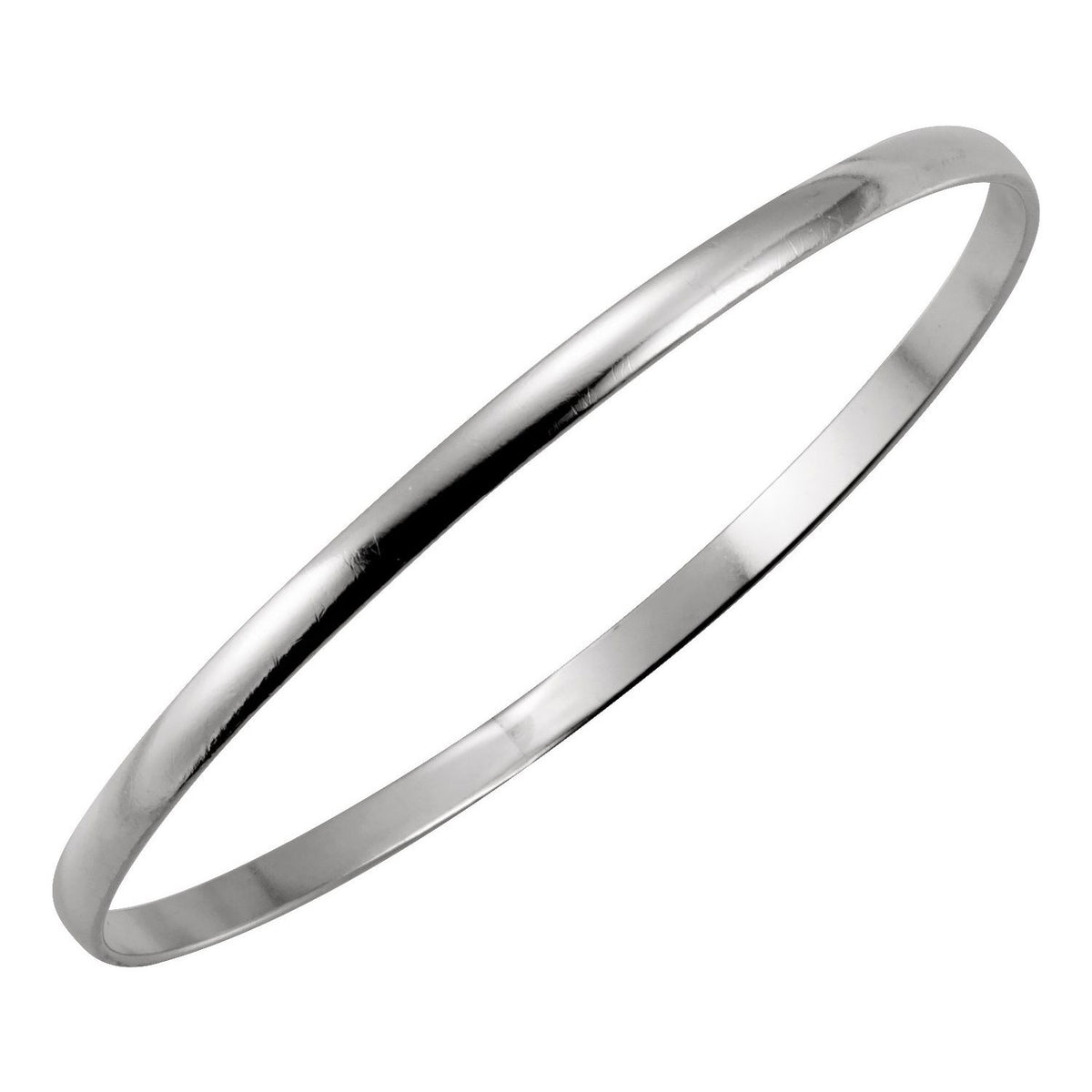 Sterling Silver Bangle 8" Bracelet