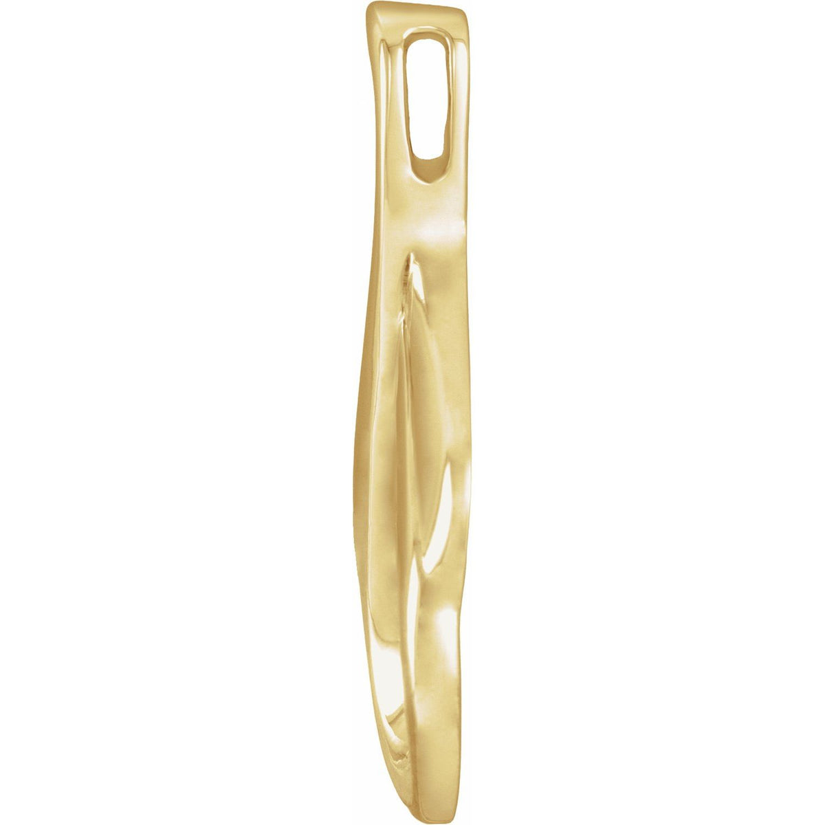 10K Yellow Gold Freeform Pendant