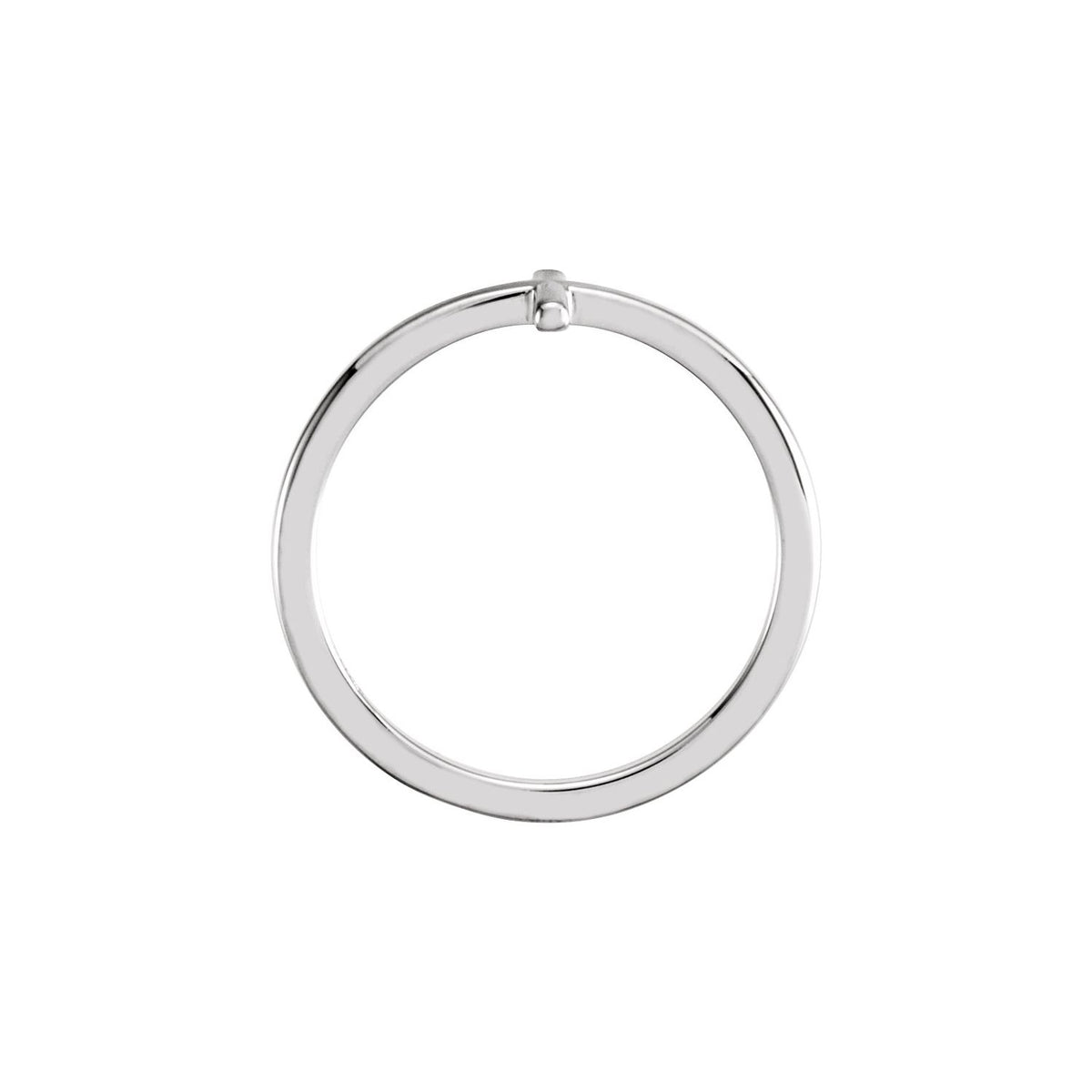 Sterling Silver Side Cross Ring