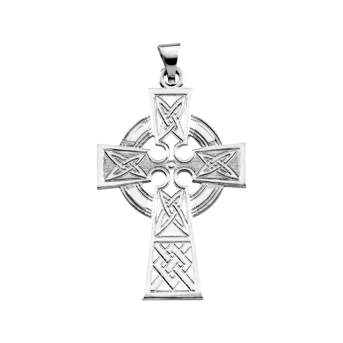 Celtic-Inspired Cross Pendant