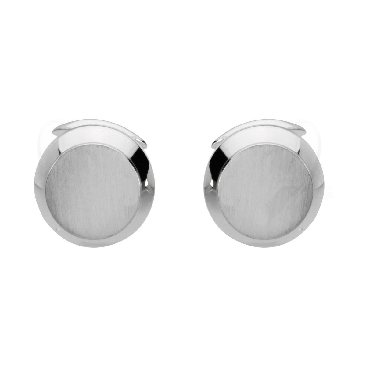 Engravable Round Cuff Links