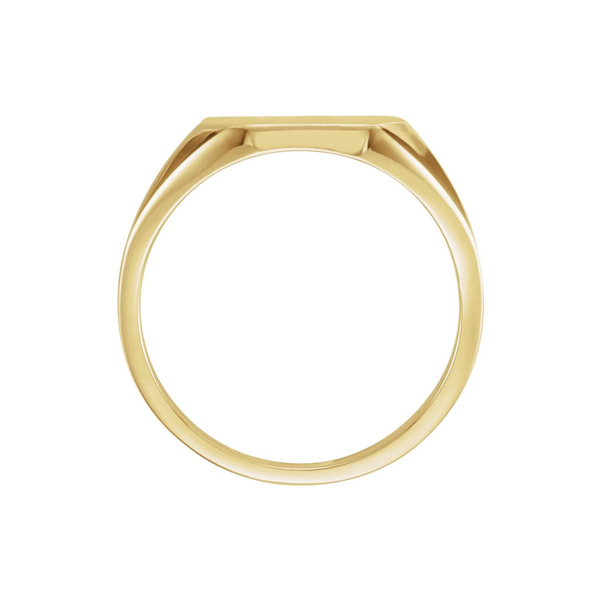 12x10 mm Octagon Signet Ring