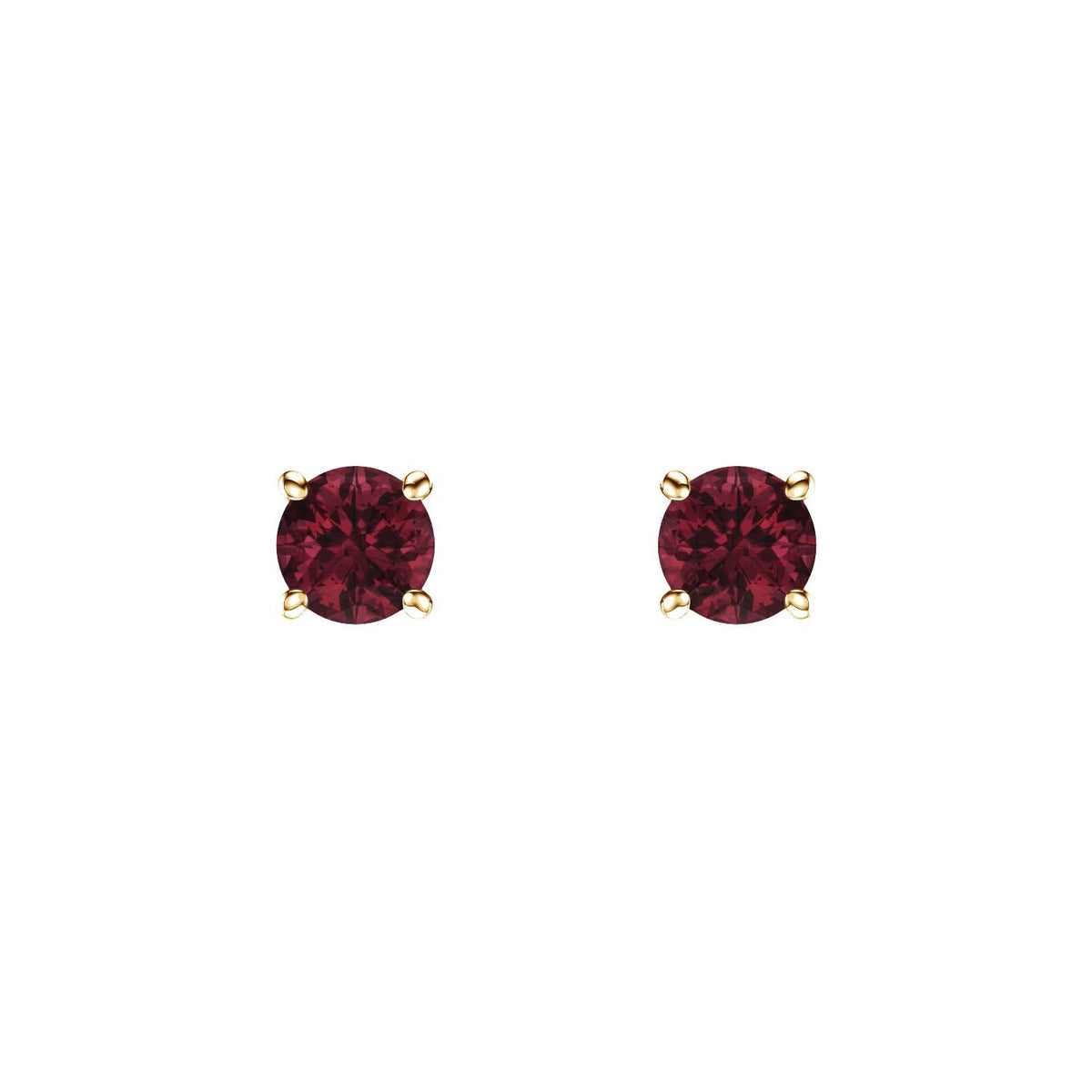 Natural Mozambique Garnet Earrings