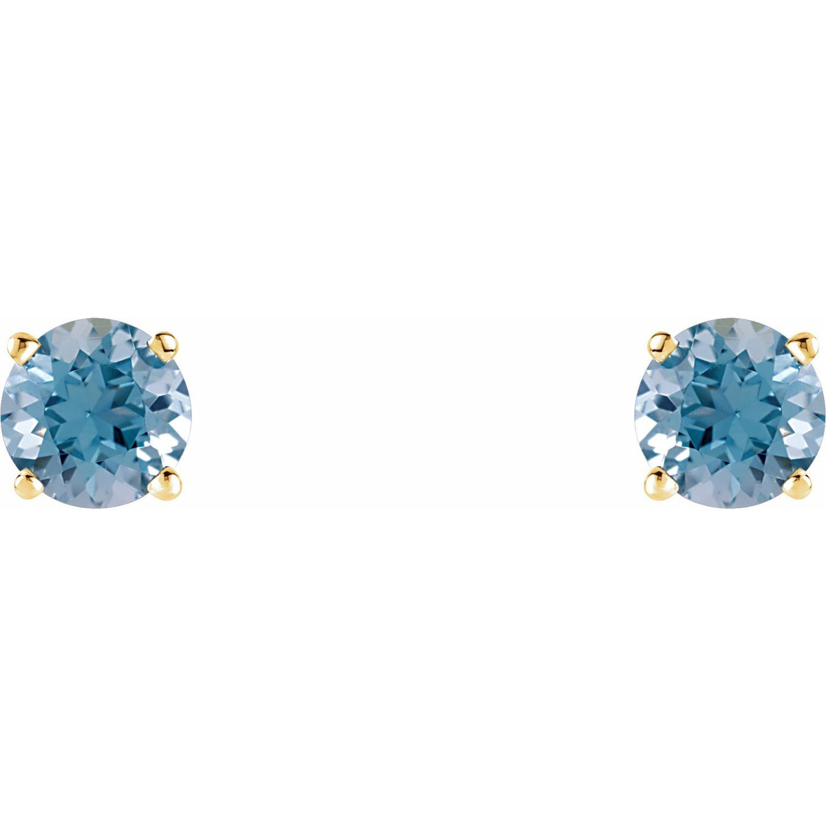 Natural Aquamarine Earrings