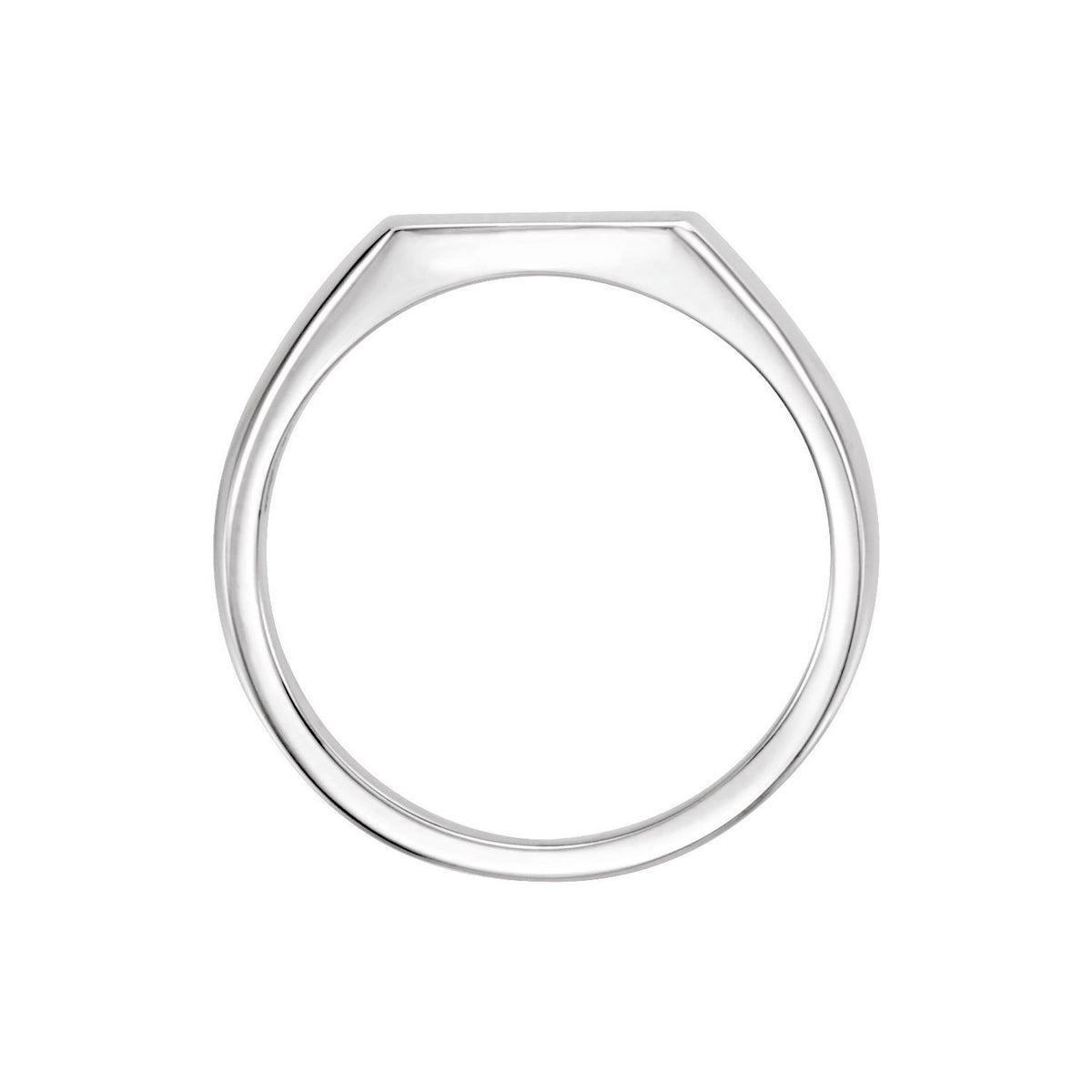 15x12 mm Rectangle Signet Ring