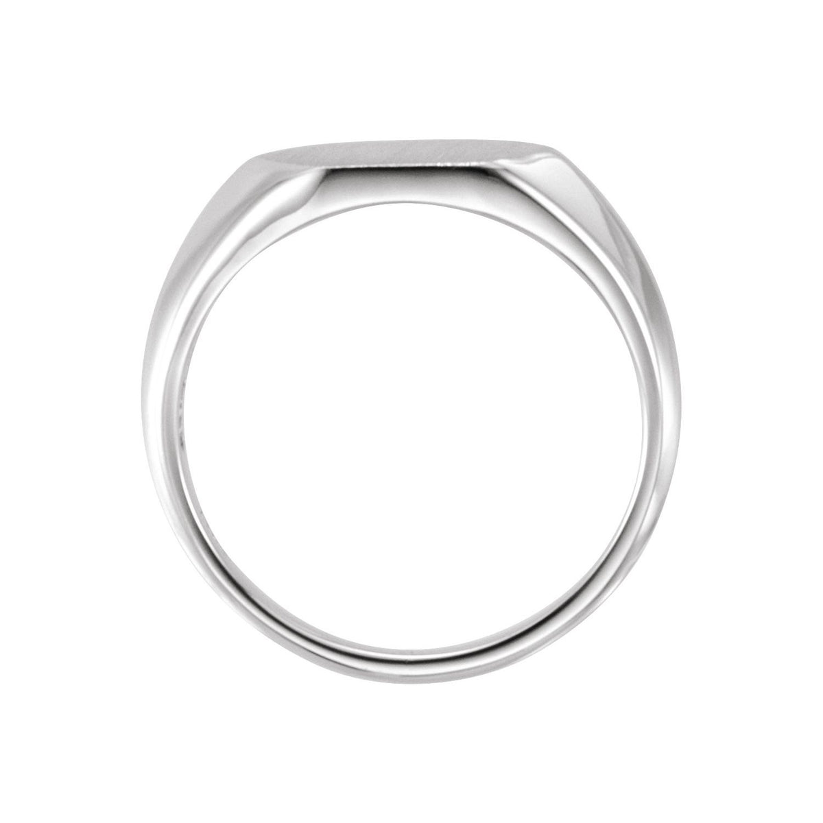 12x10 mm Geometric Signet Ring