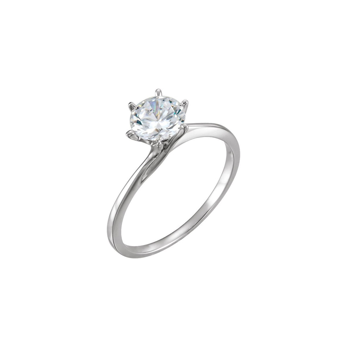 14K Yellow Gold Matching Band, Solitaire Engagement