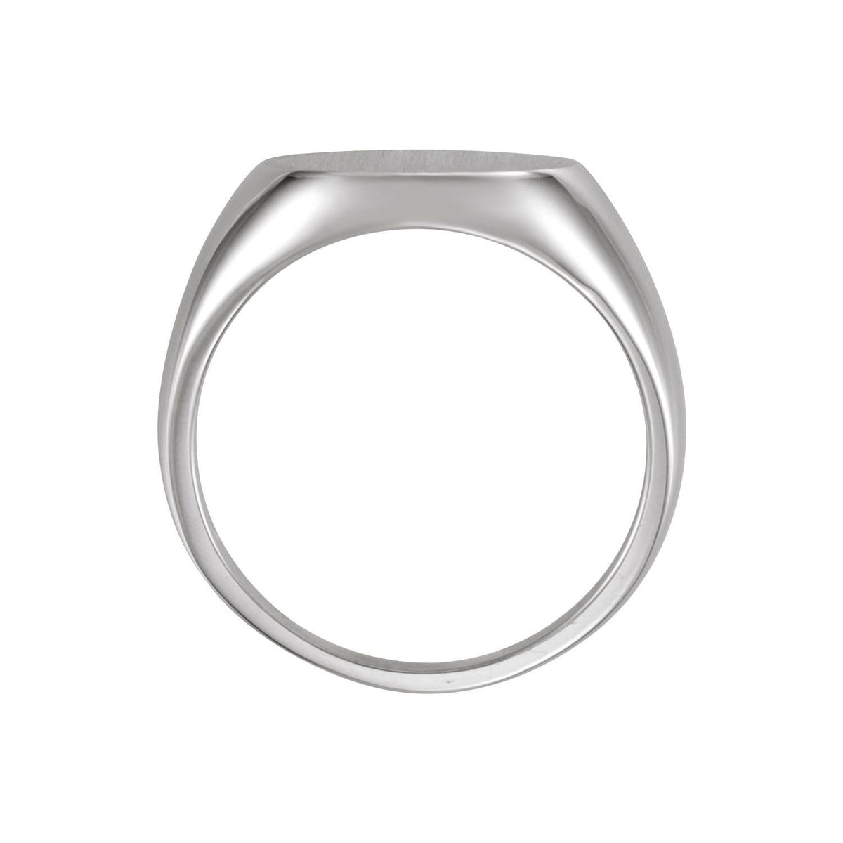 Round Signet Ring, 18 x 18 mm