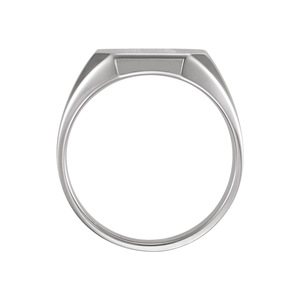 16x14 mm Octagon Signet Ring