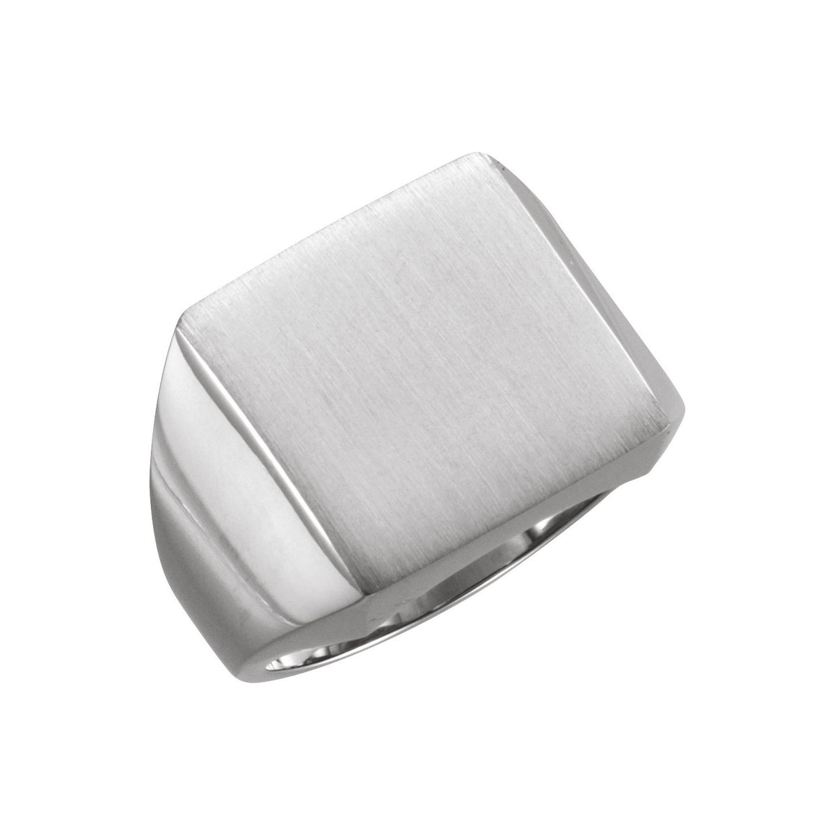 Square Signet Ring, 12 x 12 mm