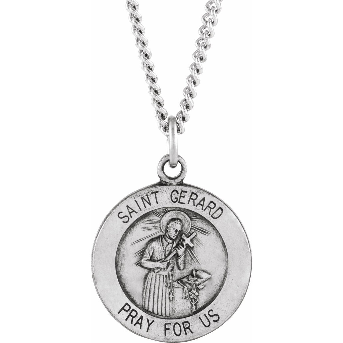 14K Yellow Gold St. Gerard Medal