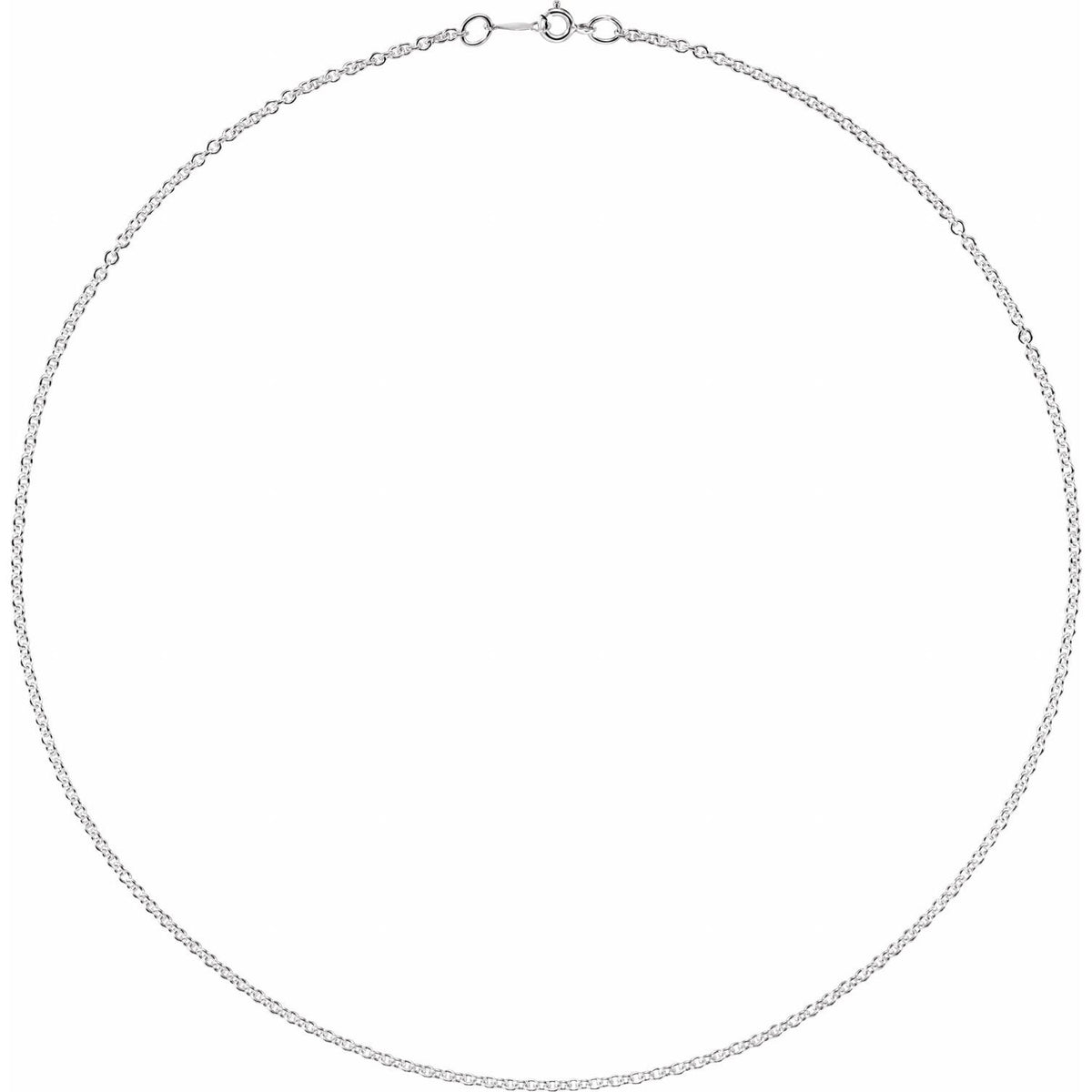 Sterling Silver Cable 24" Chain (CH1039)