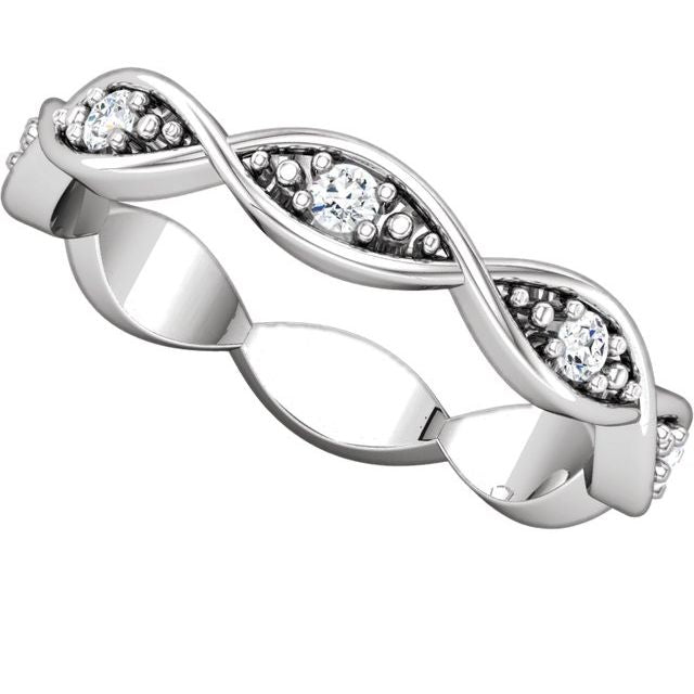 1/6 CTW Natural Diamond Eternity Band