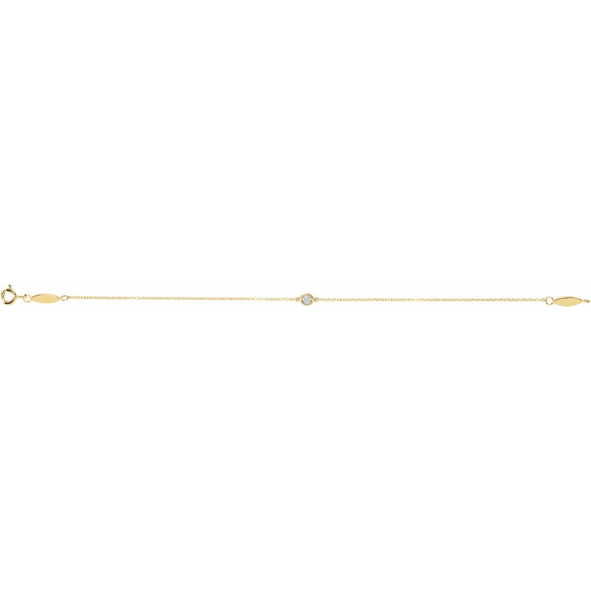 .08 CT Natural Diamond 7" Bracelet