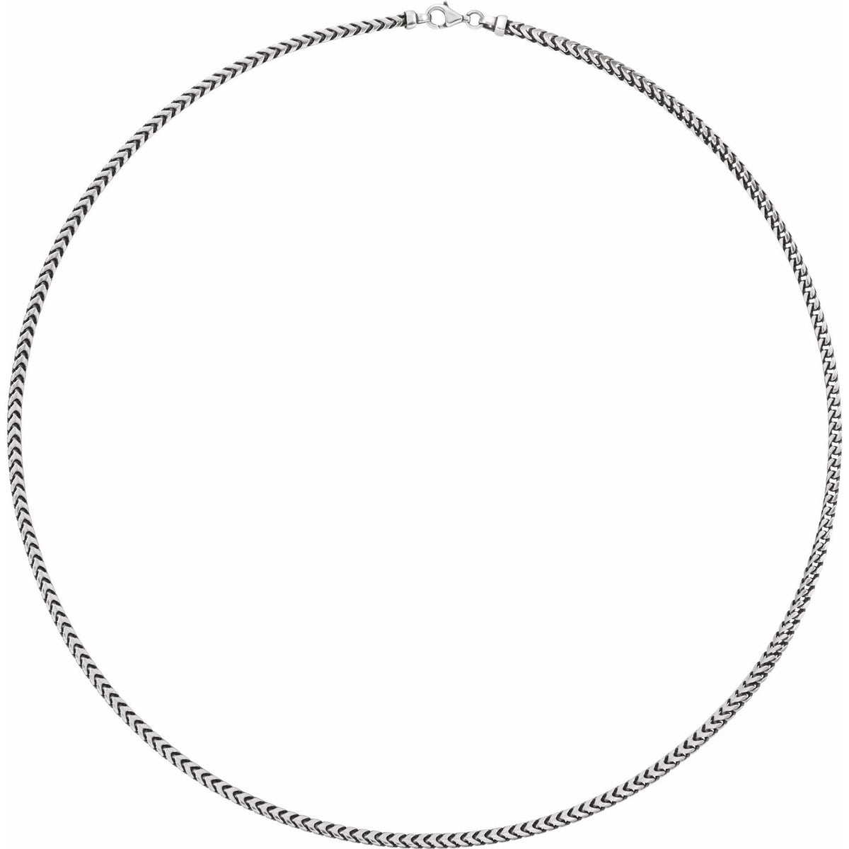Sterling Silver Franco 20" Chain