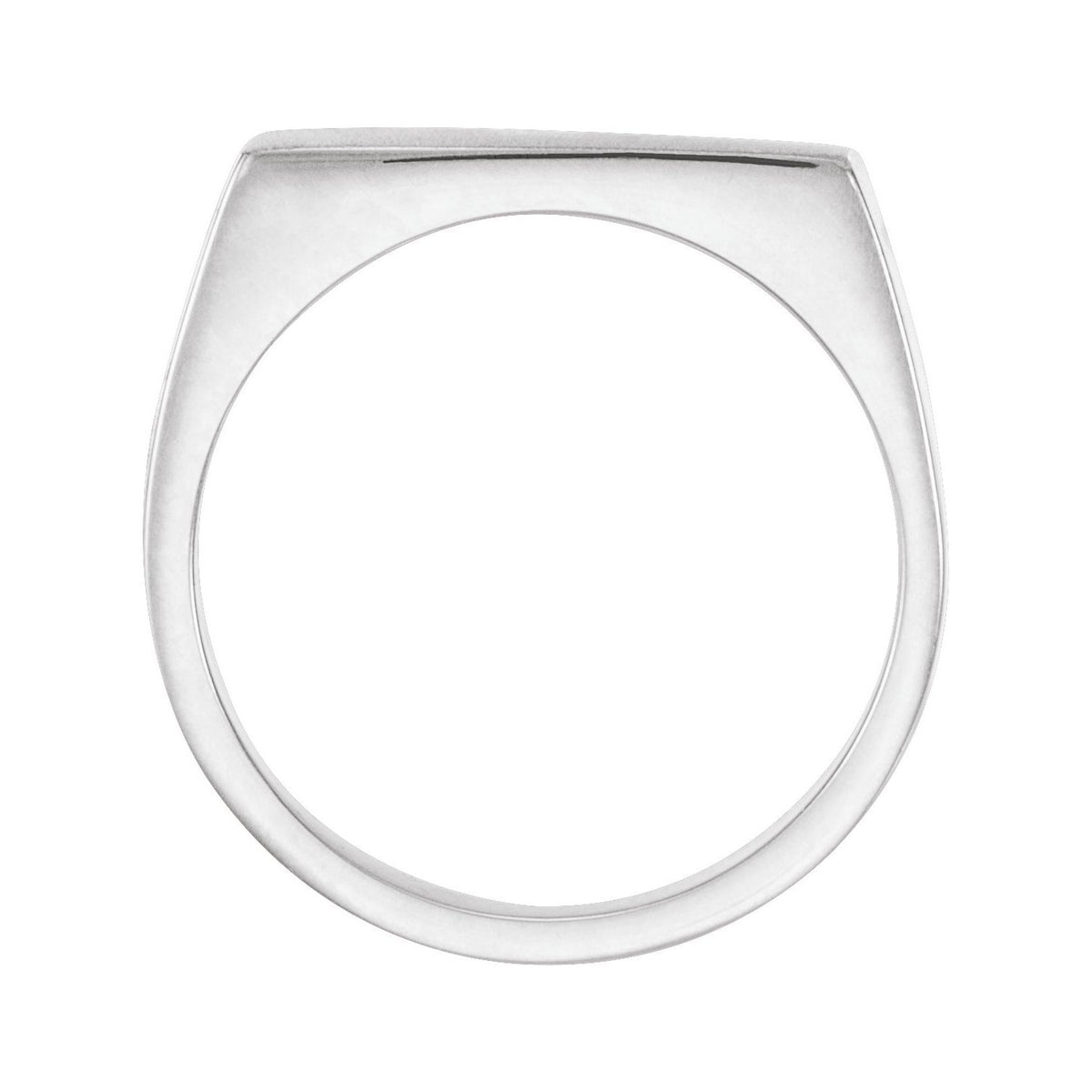 15x9 mm Rectangle Signet Ring