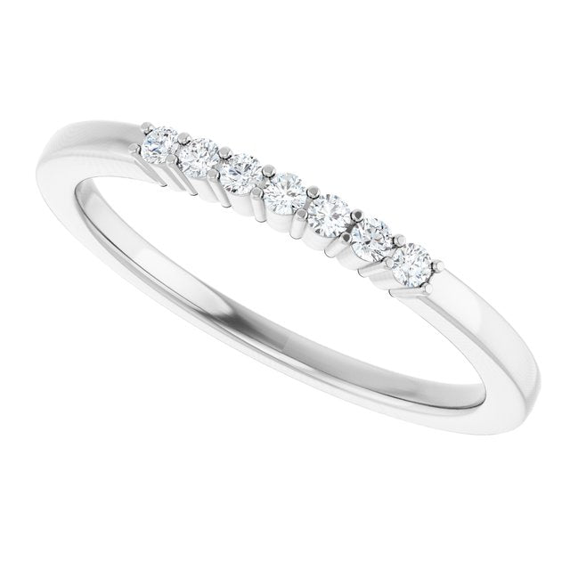 1/10 CTW Natural Diamond Anniversary Band, 1.6 mm