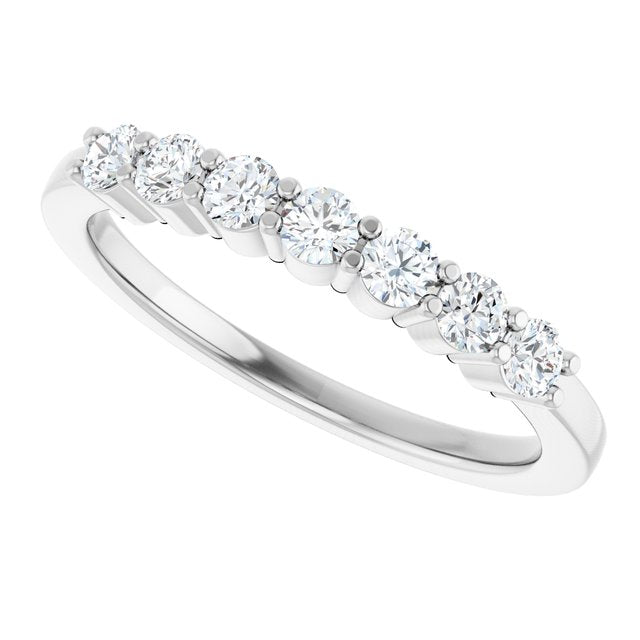 3/8 CTW Lab-Grown Diamond Anniversary Band, 2.5 mm