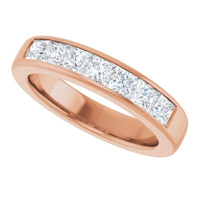 14K Rose Gold 1 3/4 CTW Natural Diamond Band