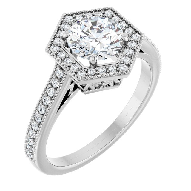 .07 CTW Natural Diamond Matching Band, 2.3 mm