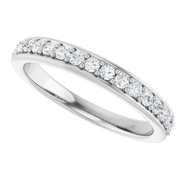 1/3 CTW Anniversary Band, 3.13 mm — Natural or Lab-Grown Diamond