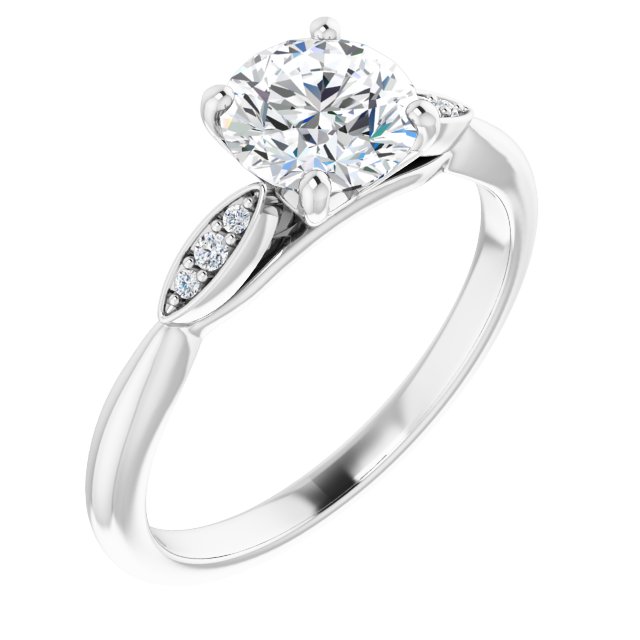 .08 CTW Natural Diamond Matching Band, 2 mm
