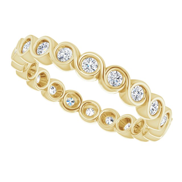 3/8 CTW Natural Diamond Eternity Band, 2.6 mm