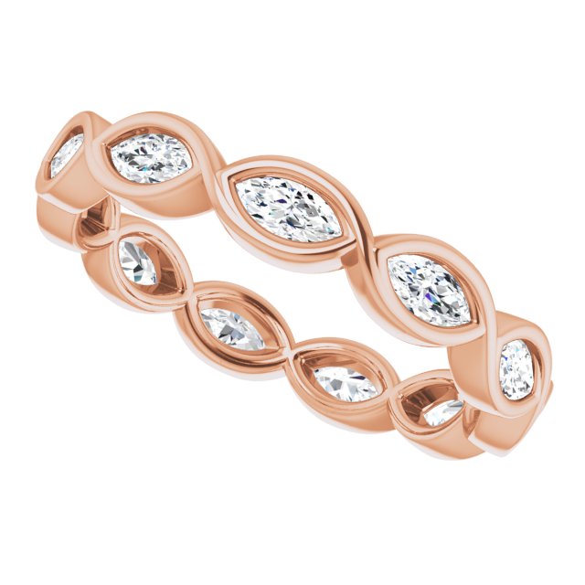 3/4 CTW Natural Diamond Eternity Band, 3.84 mm